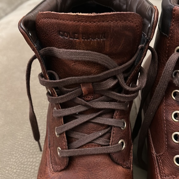 Cole Haan Men’s Boots Size 11.5 color brown/white/beige main image 14